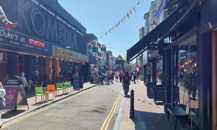 Footfall is stabilising on High Streets across the South East